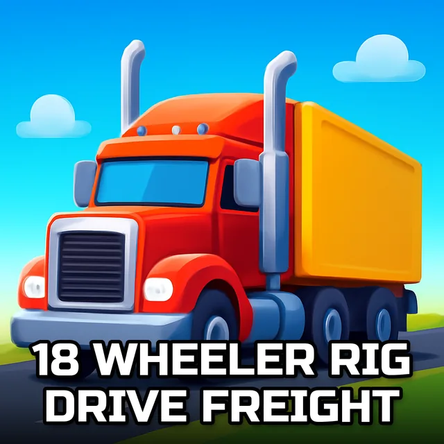 18 Wheeler Rig Drive Freight - 18-Wheeler Parking game