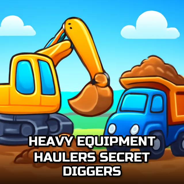 Heavy Equipment Haulers Secret Diggers - Construction Vehicles game