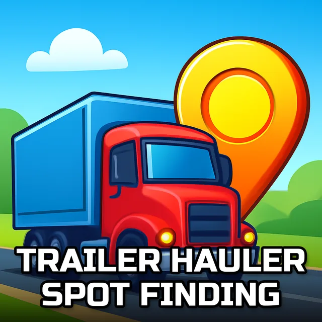 Trailer Hauler Spot Finding - 18-Wheeler Parking game